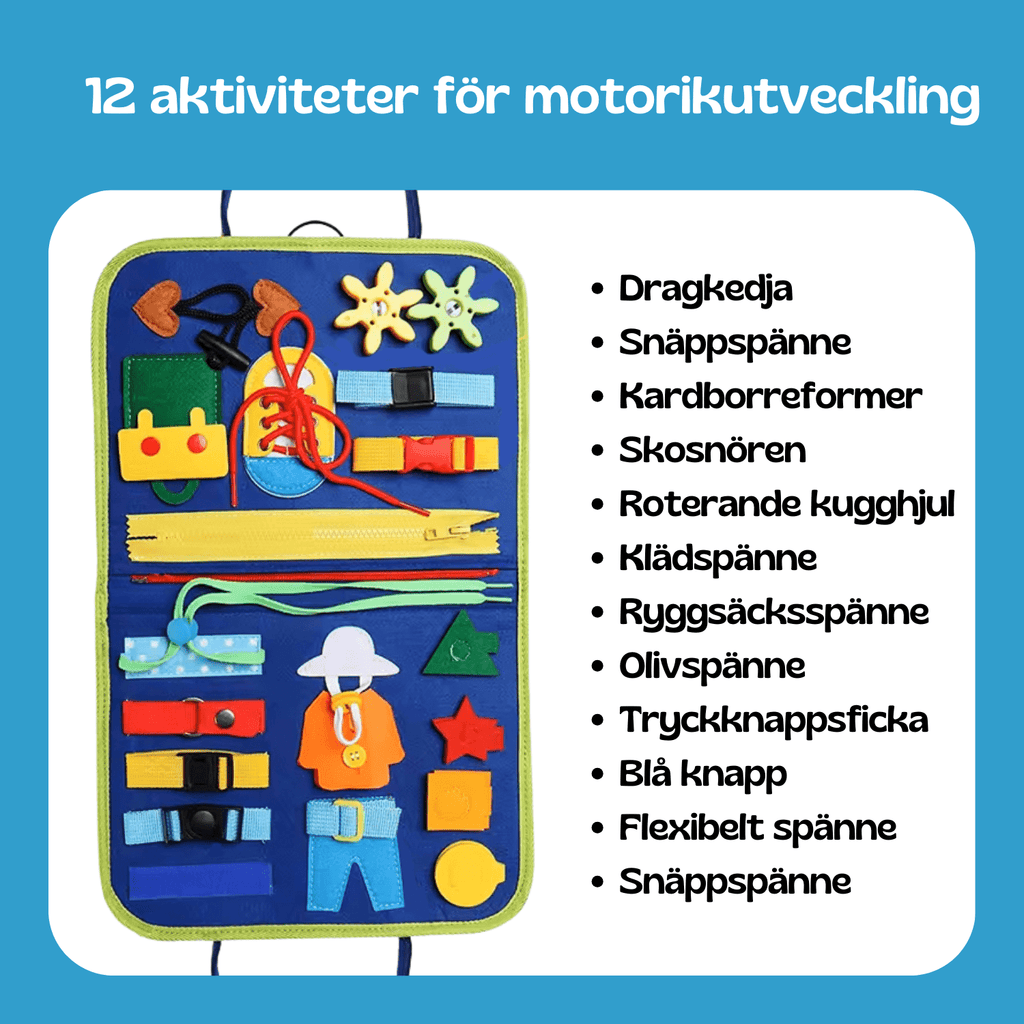 TibaToes™ Montessori-aktivitetsbräda