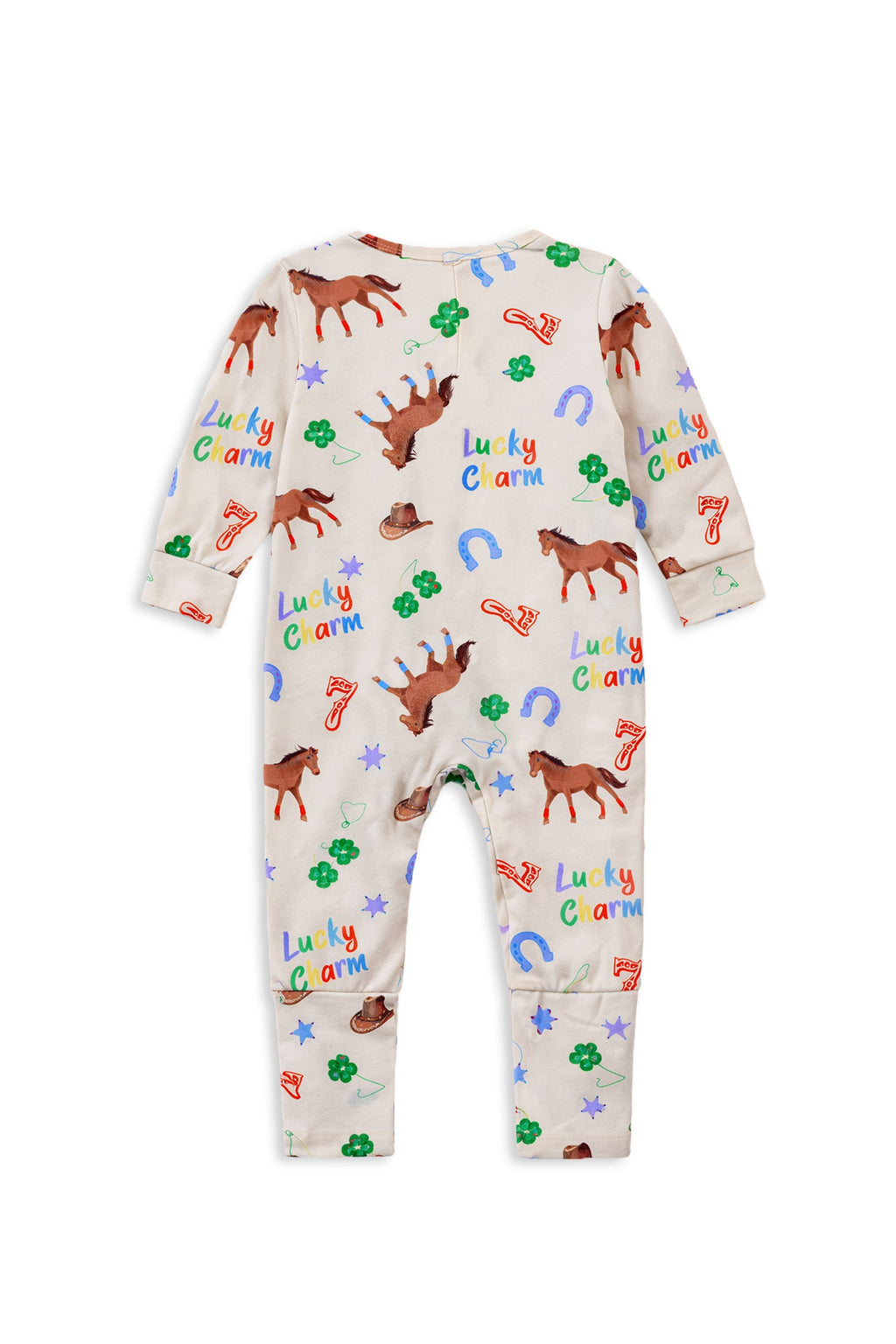 Lucky Charm Zip Romper