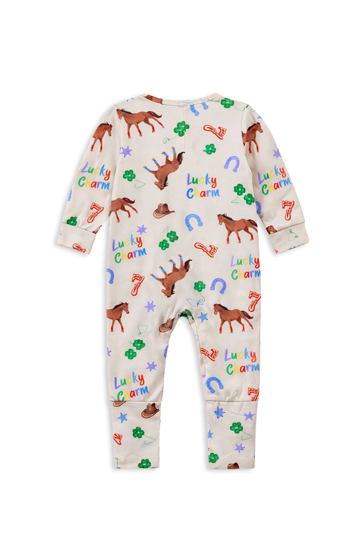 Lucky Charm Zip Romper