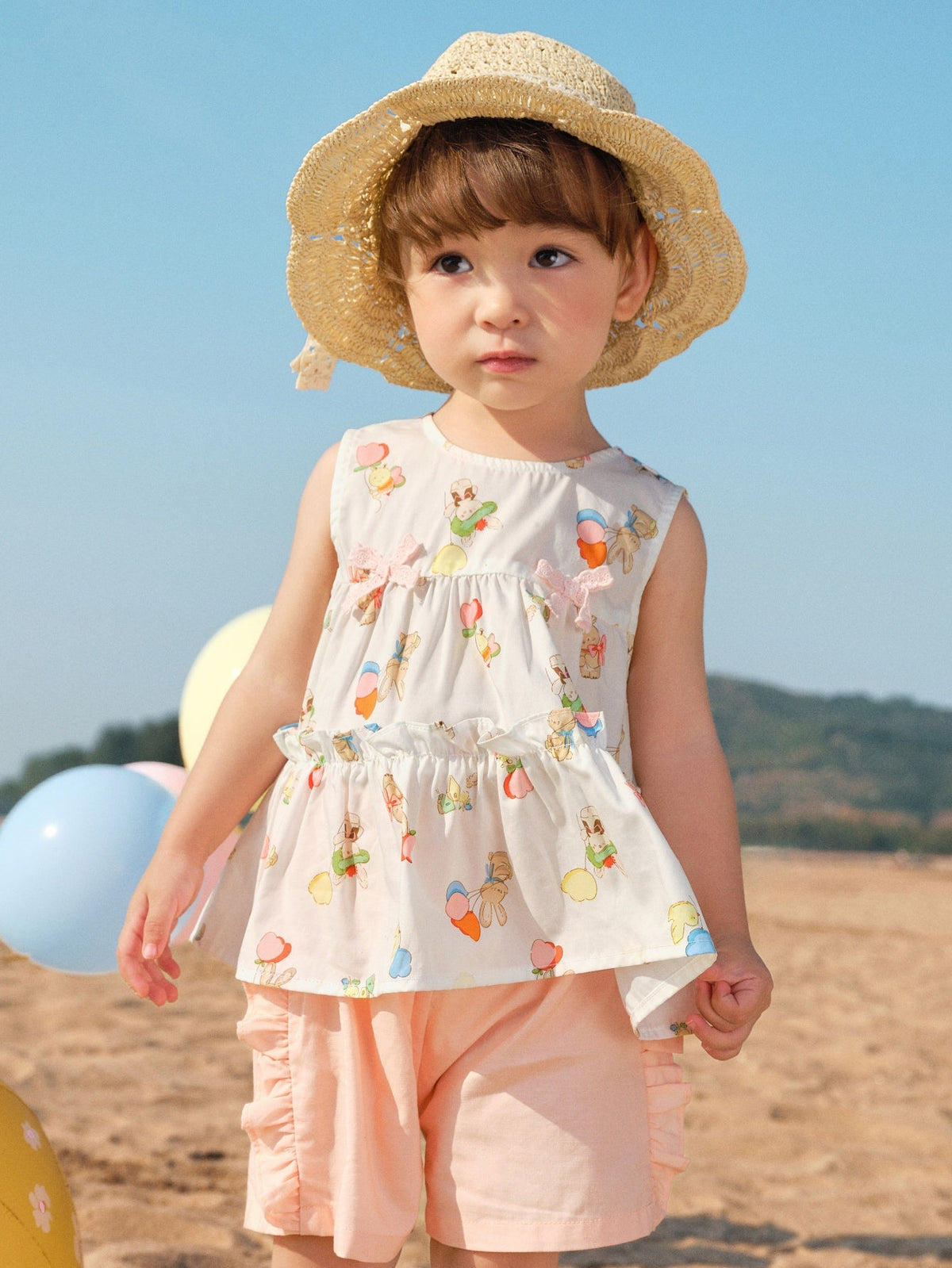 Baby Girl Short Sleeve Suit