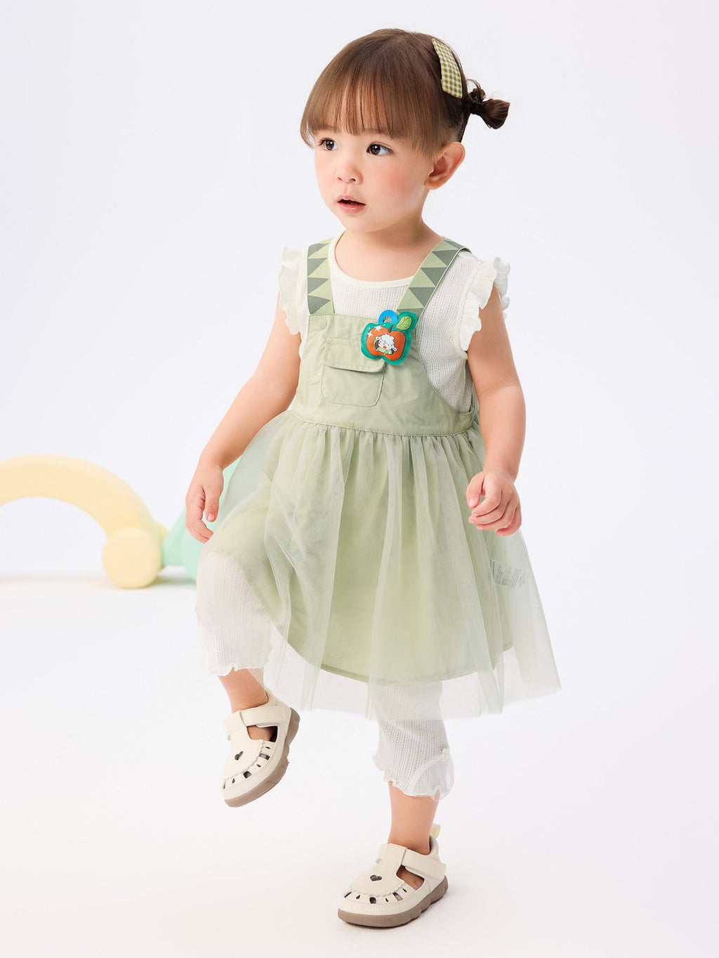 balabala Baby Girl Short Sleeve Suit