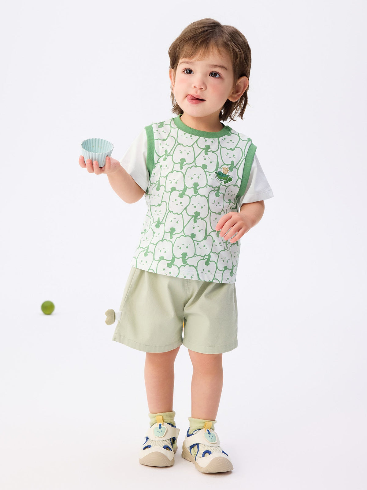 balabala Baby Boy Short Sleeve Suit
