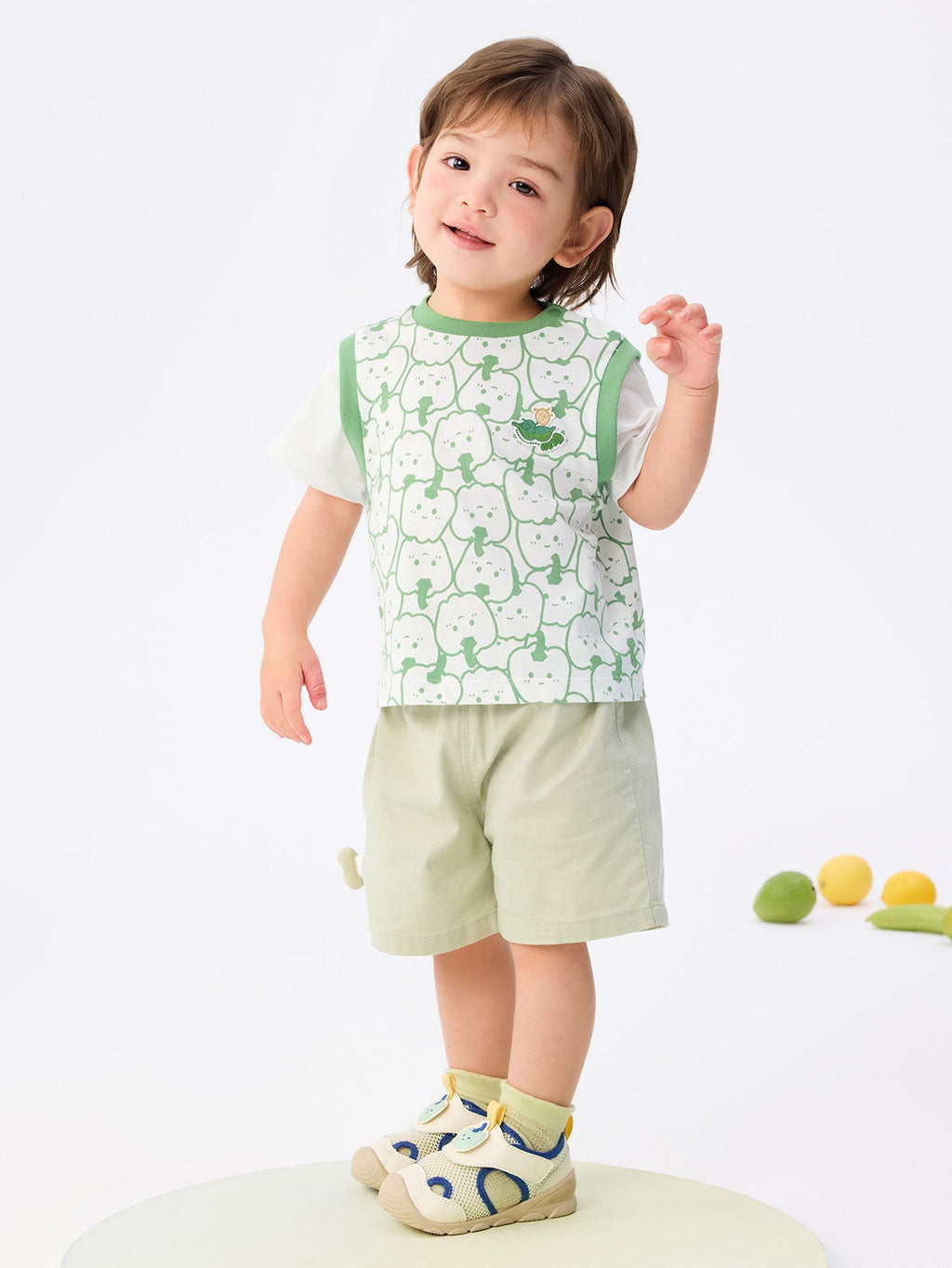 balabala Baby Boy Short Sleeve Suit