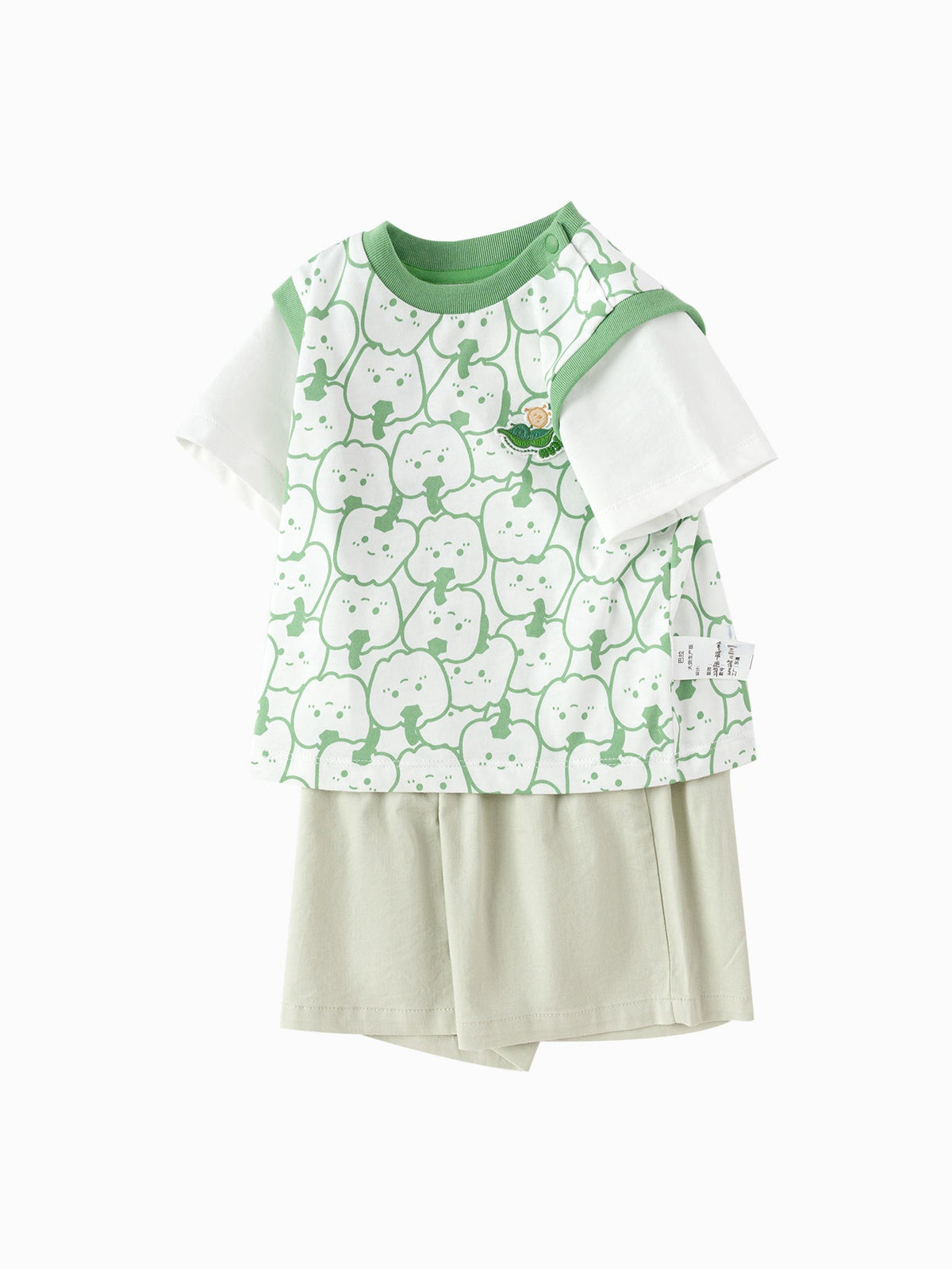 balabala Baby Boy Short Sleeve Suit
