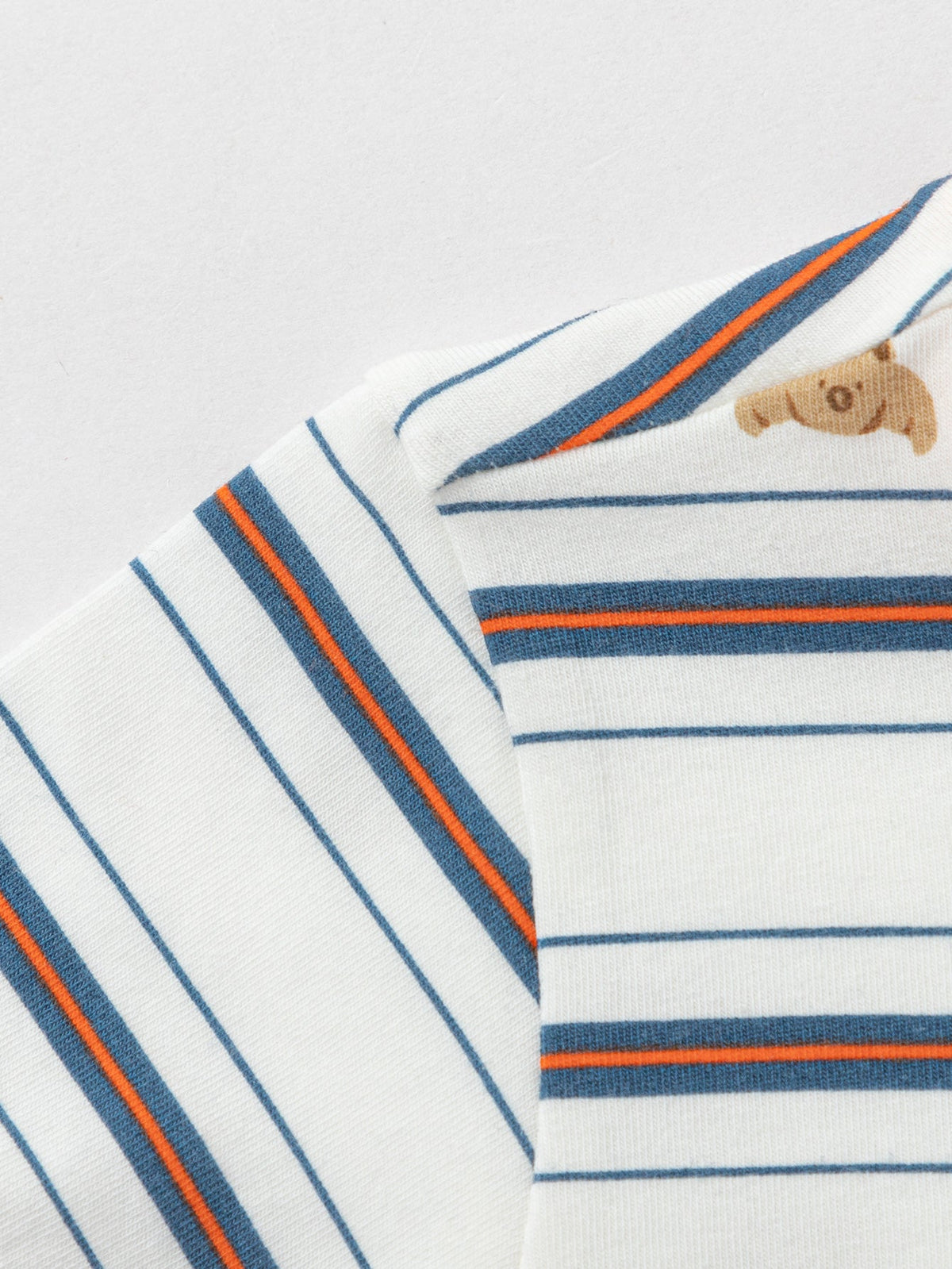Balabala Baby Boy Round V-Neck Short-Sleeved T-Shirt