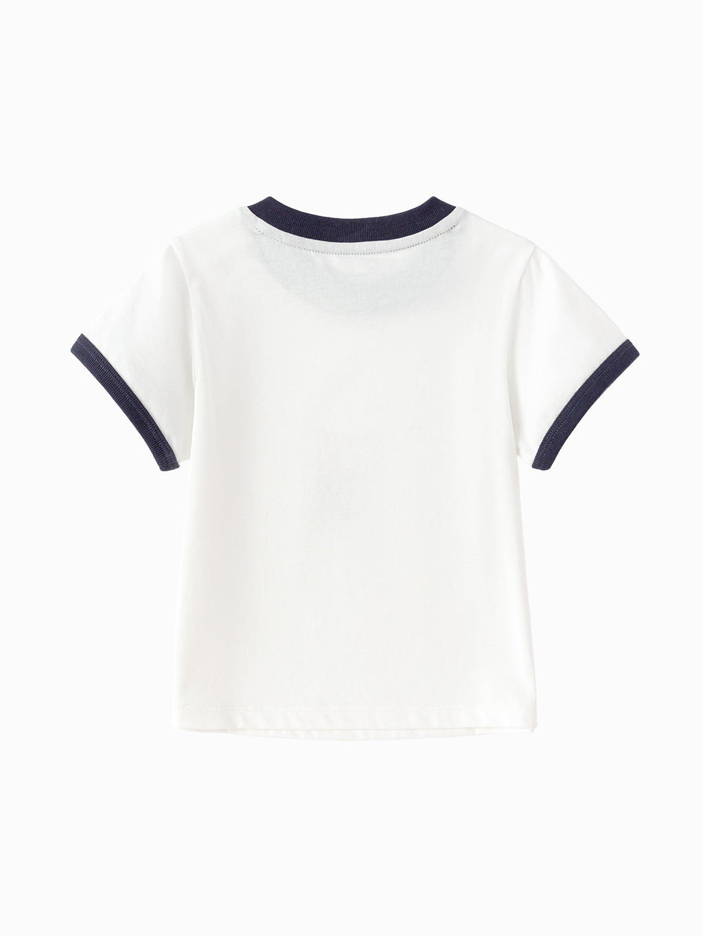 Balabala Baby Boy Round V-Neck Short-Sleeved T-Shirt