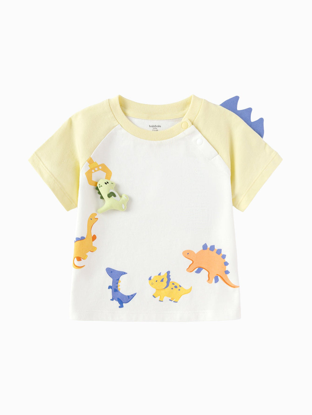 Balabala Baby Boy Dinosaur Colorblock T Shirt