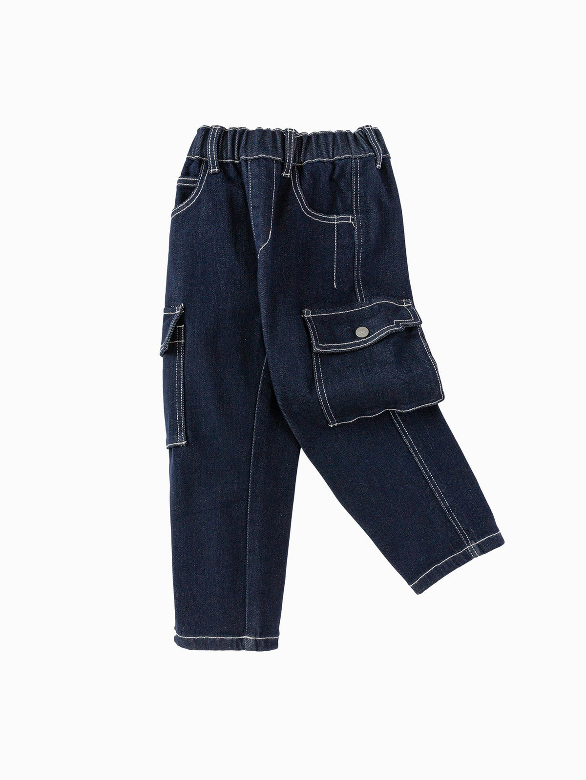 Balabala Children's Clothing Boys Denim Pants Workwear Pants 2025 Spring and Autumn New Long Pants