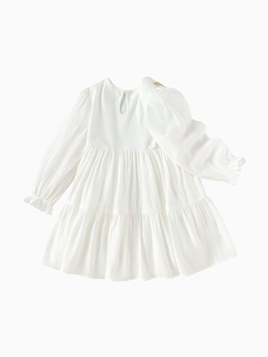 Balabala Children's Dress Toddler Girls 2025 Spring New Arrival Fake Two-Piece Dress Literary