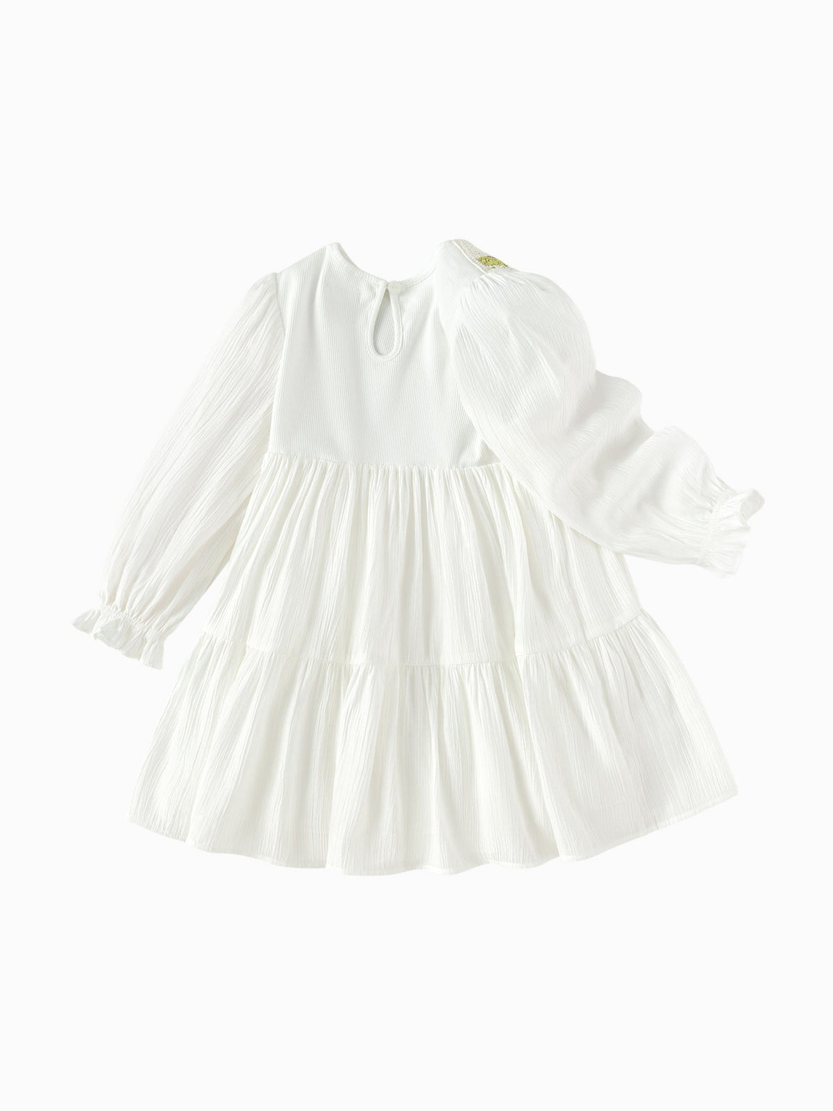 Balabala Children's Dress Toddler Girls 2025 Spring New Arrival Fake Two-Piece Dress Literary