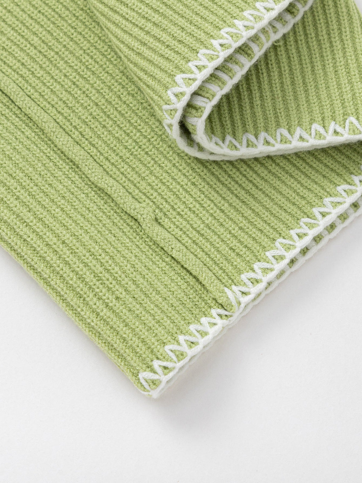 Balabala Children's Vest Embroidered Knit Sweater Girls'2025 Spring New Arrival Knitwear