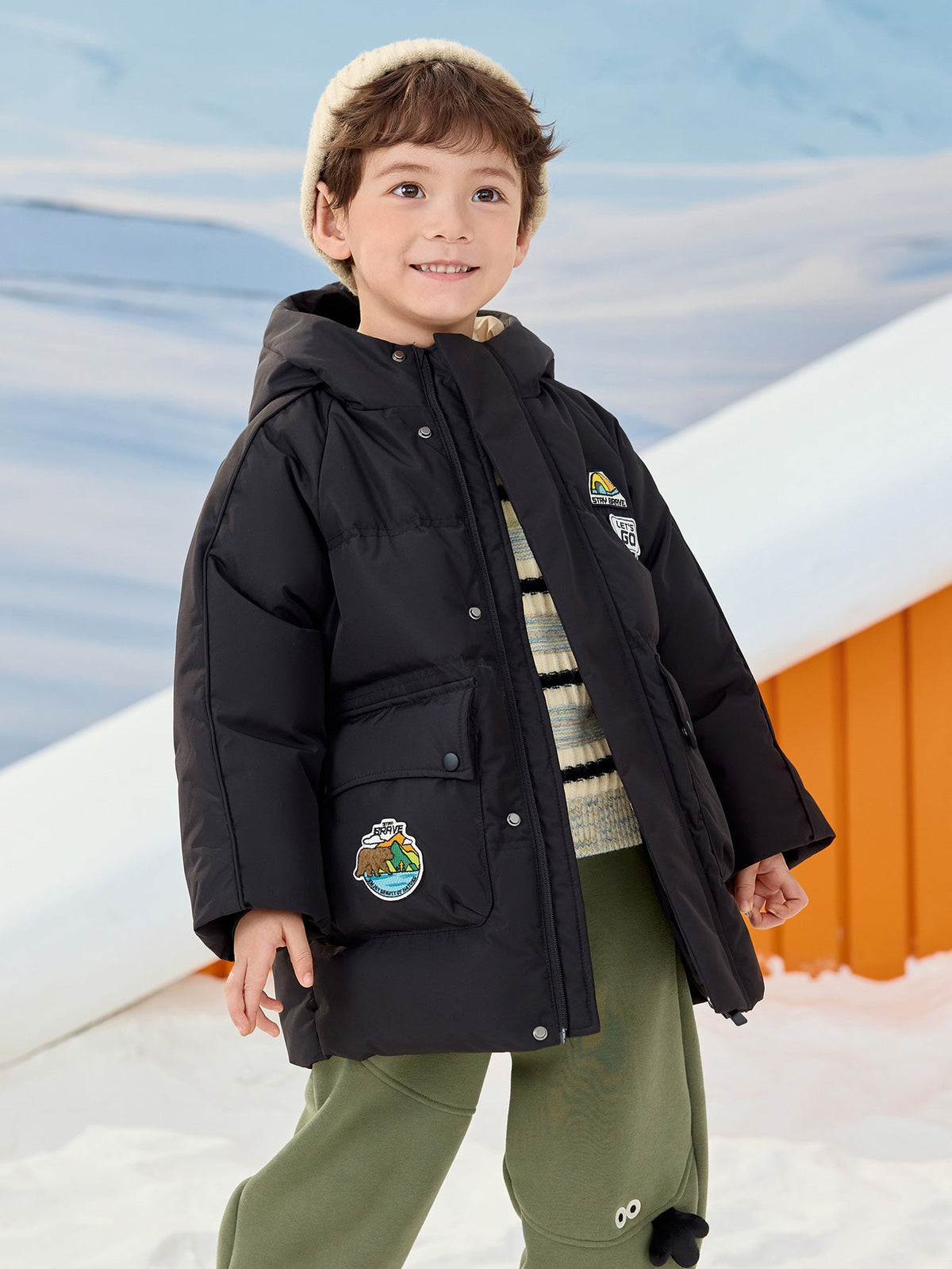 Balabala Boy Toddler Down Jacket