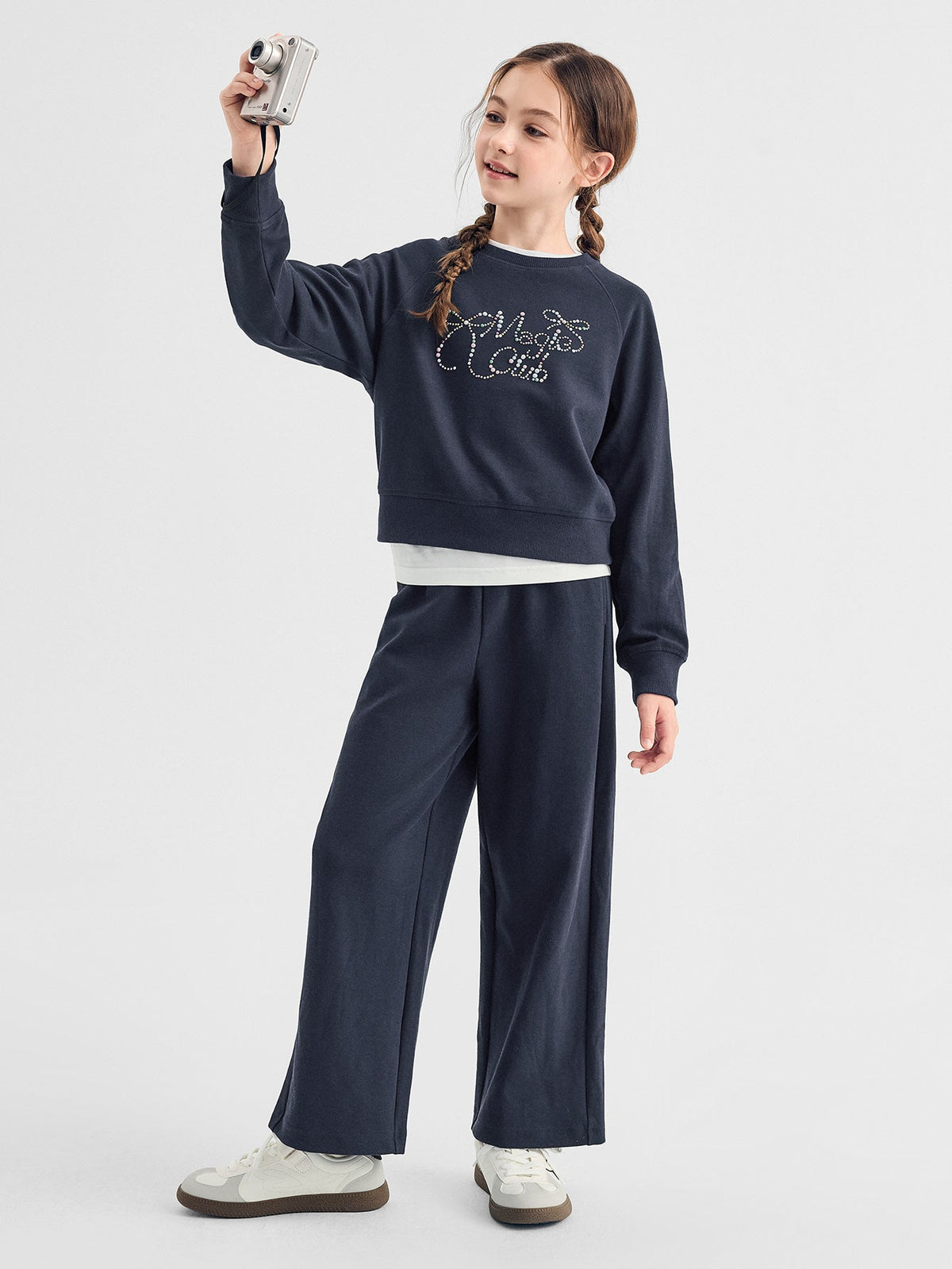 balabala girl kids Long Sleeve Suit