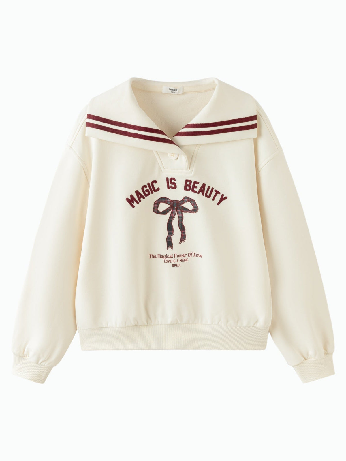 Balabala Girl Kids Magic Cotton Fabric Soft  Skin-Friendly Classic Long-sleeve hoodie