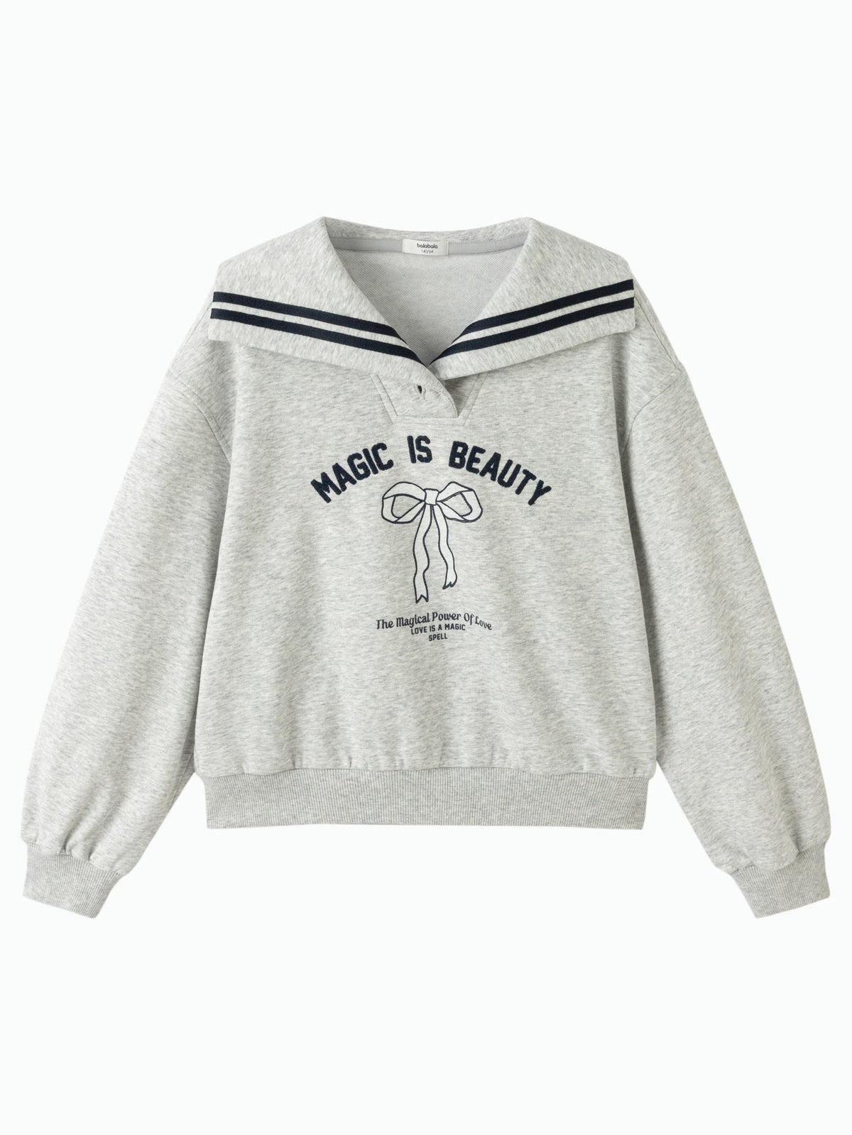 Balabala Girl Kids Magic Cotton Fabric Soft  Skin-Friendly Classic Long-sleeve hoodie