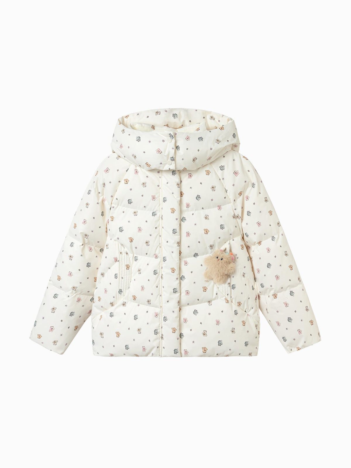 Balabala Girl Kids Down Jacket Warm（5--5℃/41-23°F）