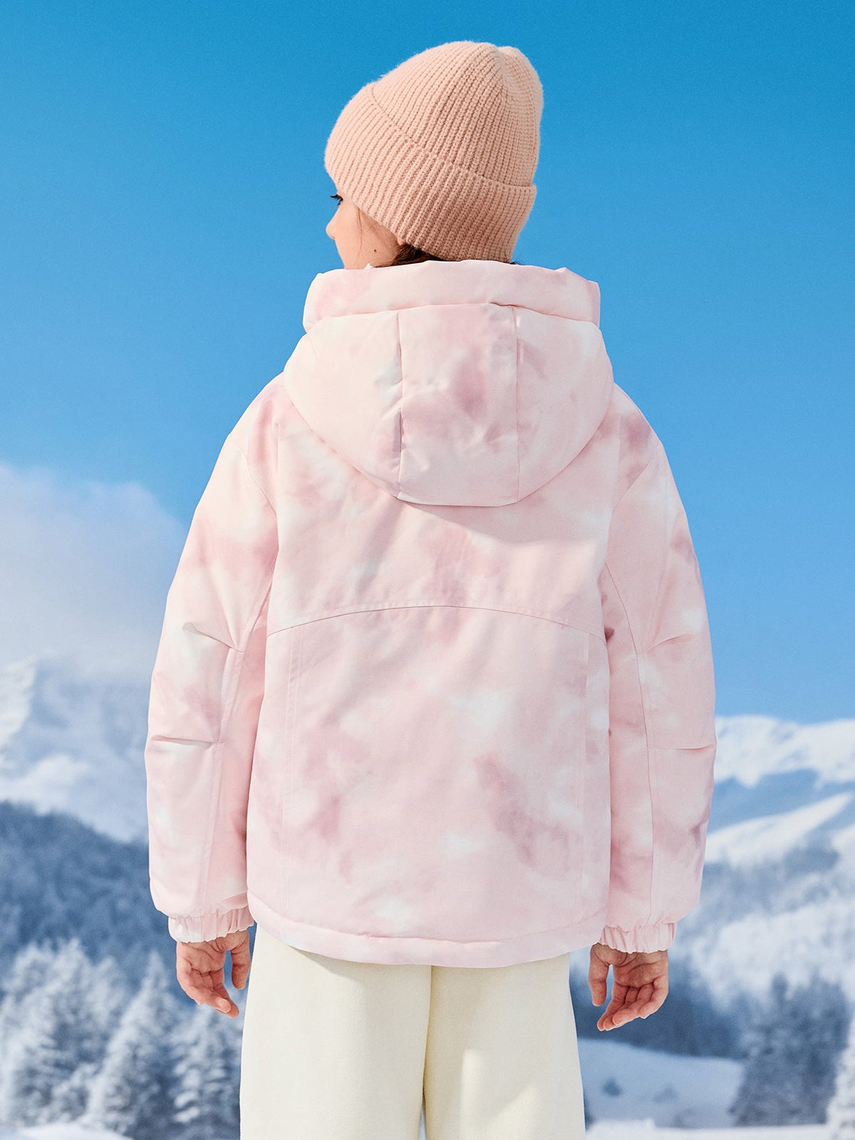 Balabala Girl Kids Down Jacket Warm（5--5℃/41-23°F）