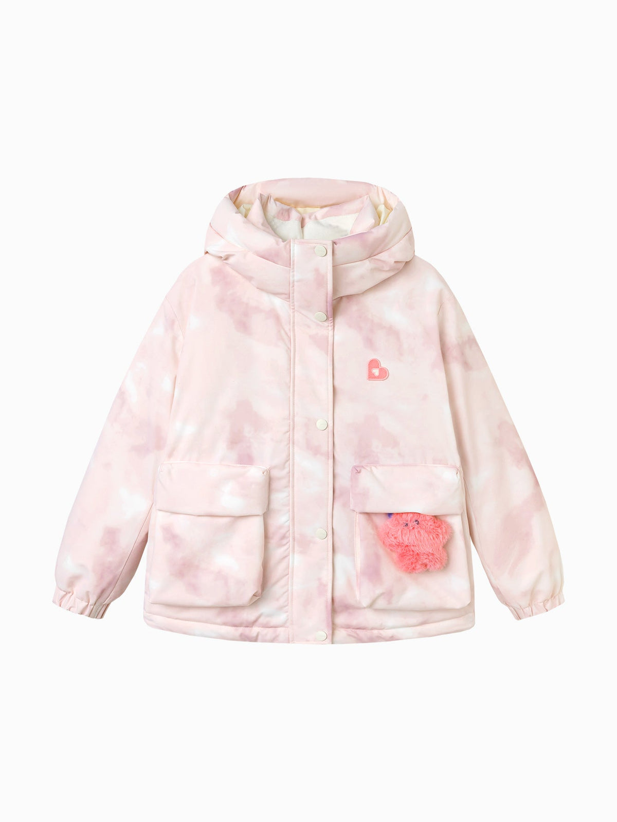 Balabala Girl Kids Down Jacket Warm（5--5℃/41-23°F）