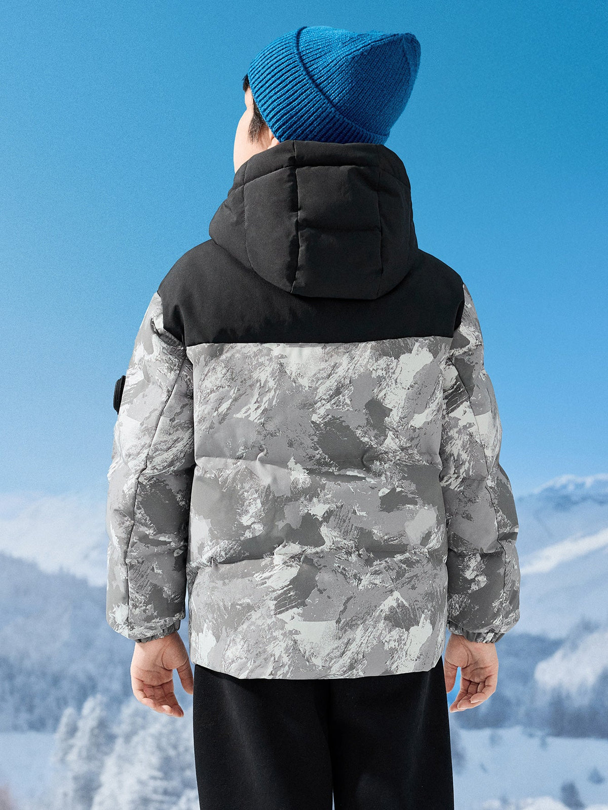 Balabala Boy Kids Down Jacket Warm（5--5℃/41-23°F）