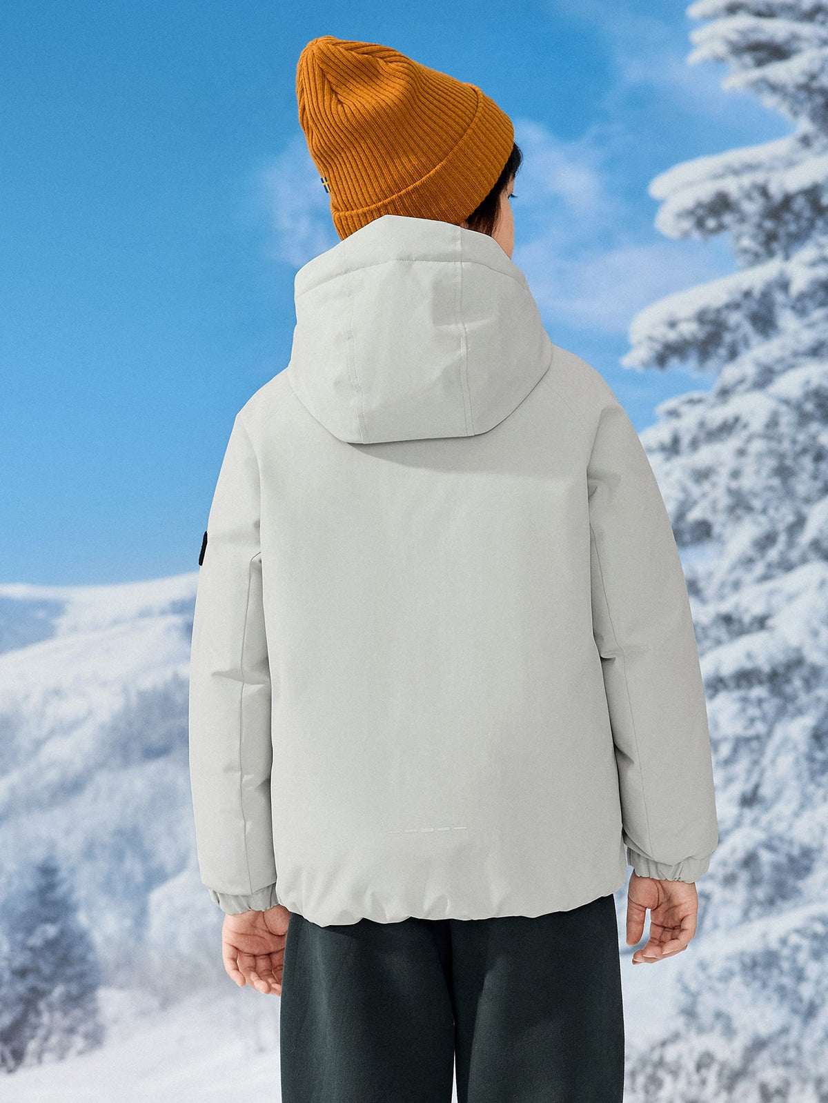 Balabala Boy Kids Down Jacket Warm（5--5℃/41-23°F）