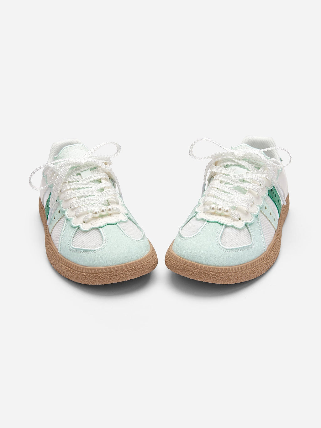 Balabala Girl Kids Bow Ribbon Cute Sneakers