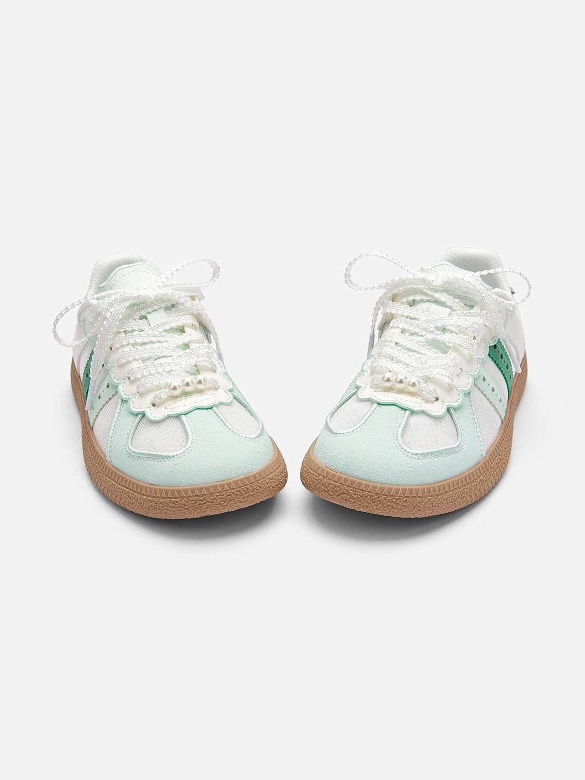 Balabala Girl Kids Bow Ribbon Cute Sneakers
