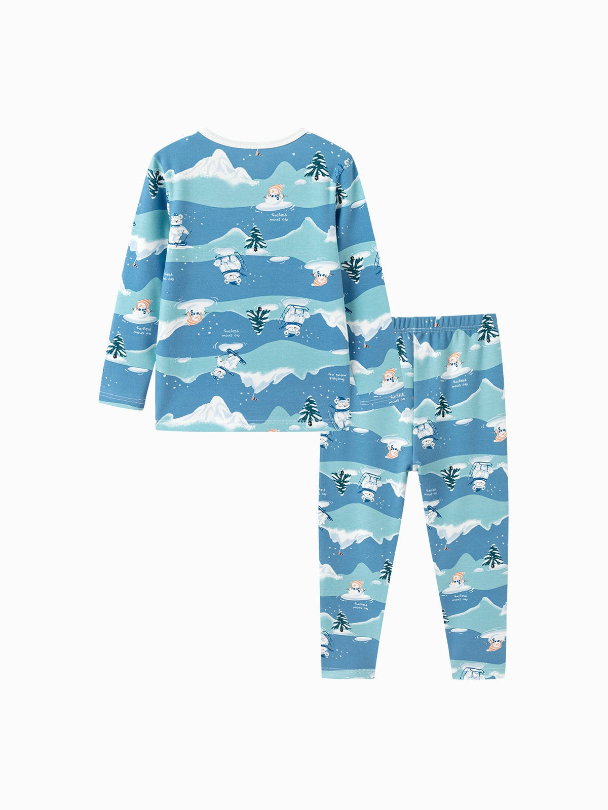 Balabala Boy Toddler Warm Long Sleeve Top & Leggings Set