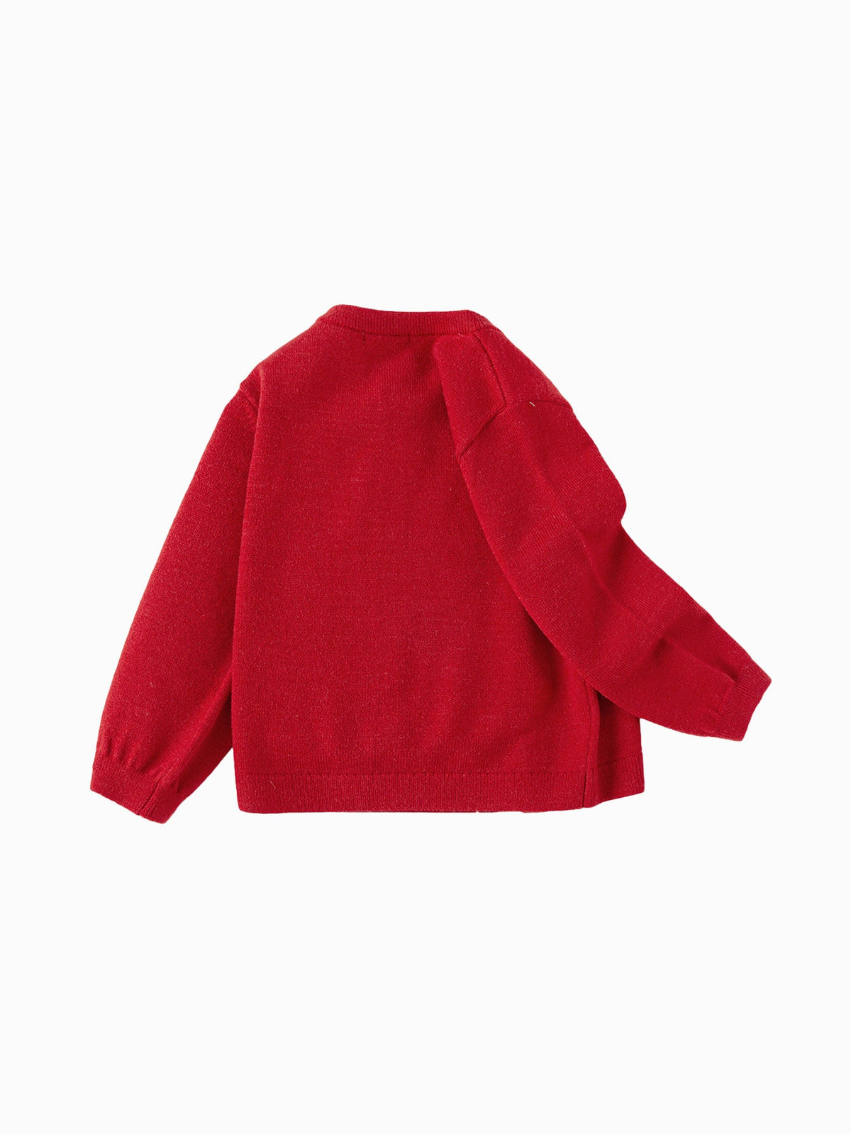 Balabala Children Sweater Girl Sweater 2025 Winter Baby Knit Cardigan Fashion