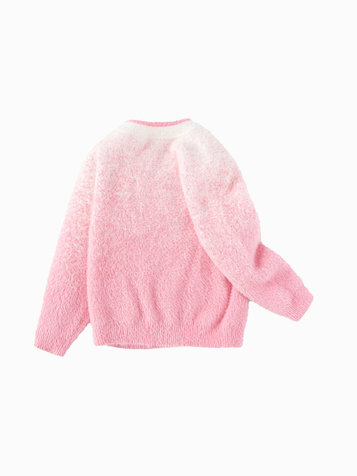 Balabala Children Sweater Girl New Chinese Style Sweater 2024 Winter New Red Knitwear Top