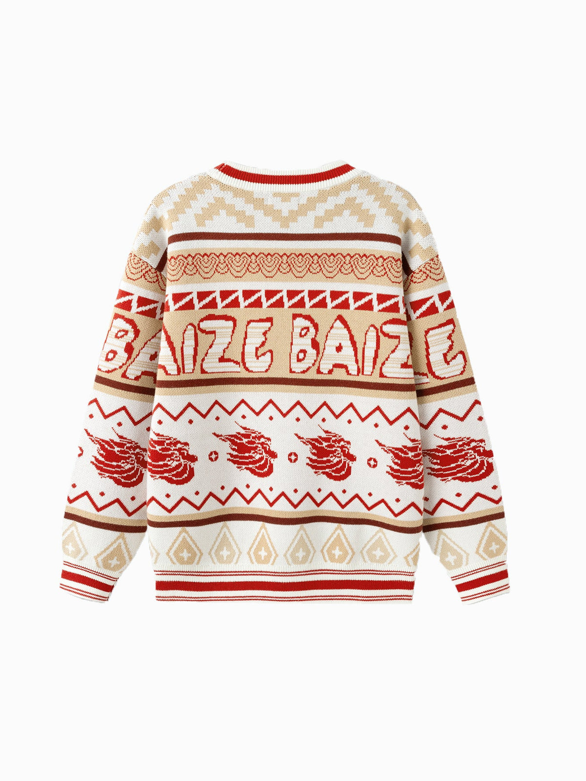 Balabala Boy Sweater 2025 New Spring New Year's Outfit Chinese Style Knitwear Parent-Child
