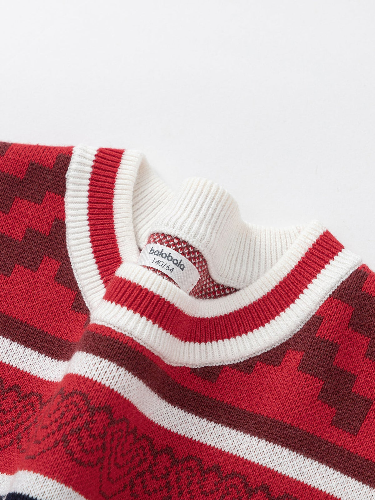 Balabala Boy Sweater 2025 New Spring New Year's Outfit Chinese Style Knitwear Parent-Child