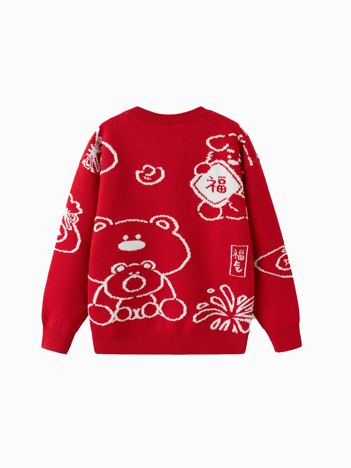 Balabala children's clothing in high neck sweater fall and winter 2024 new boys and girls knit sweater