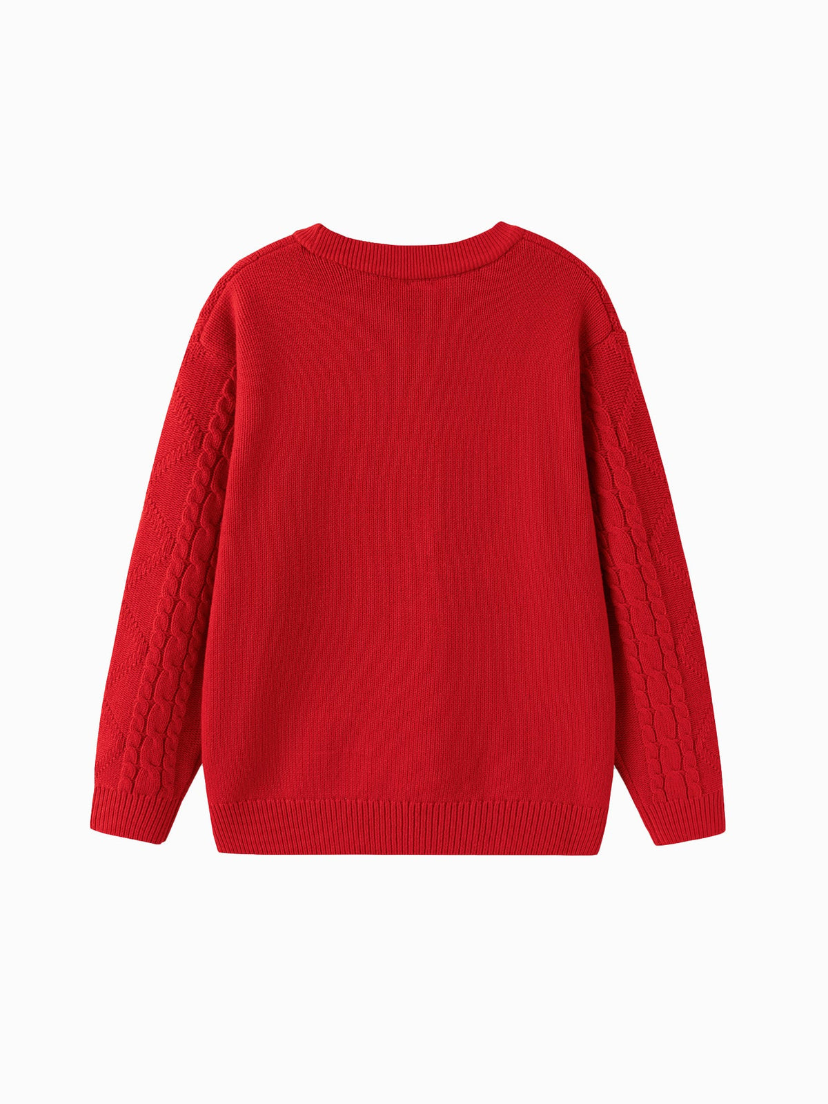 Balabala Children Sweater Boy Girl Autumn And Winter 2024 Toddler Kid Pullover Knitwear New Year's Outfit