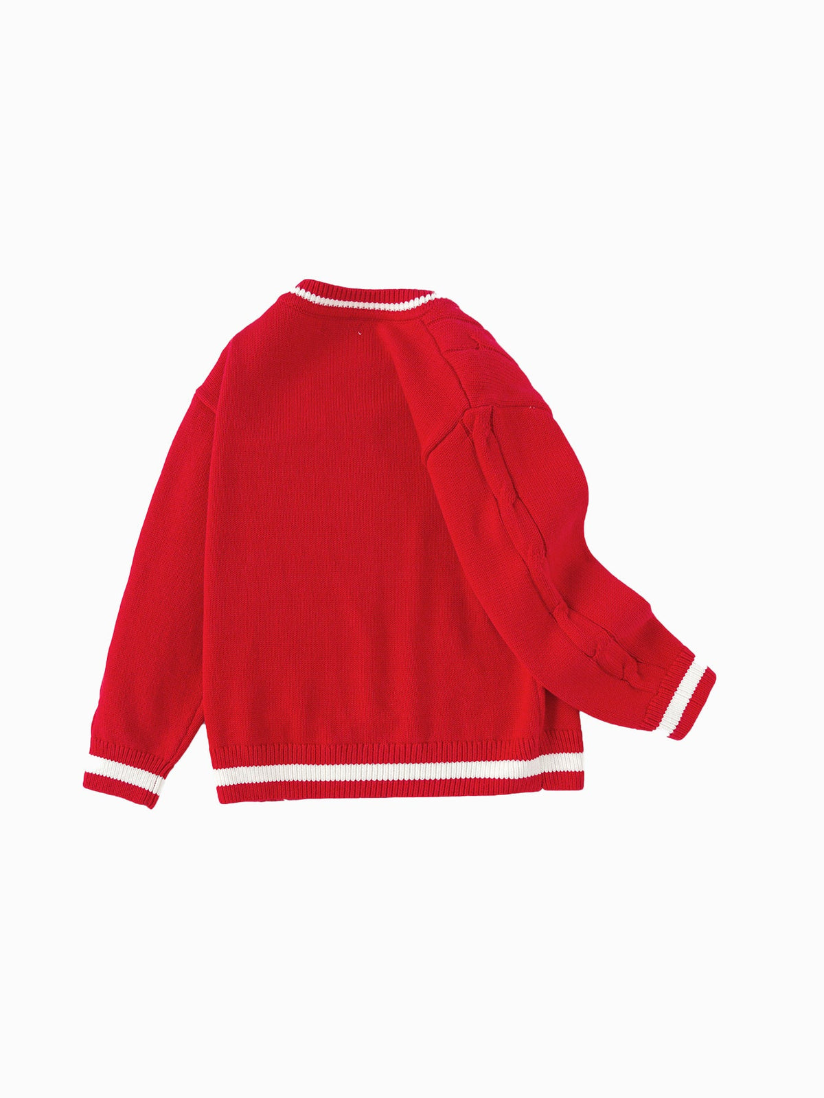 Balabala Children Sweater Boy Girl Autumn And Winter 2024 New Toddler Pullover Knitwear New Year's Outfit