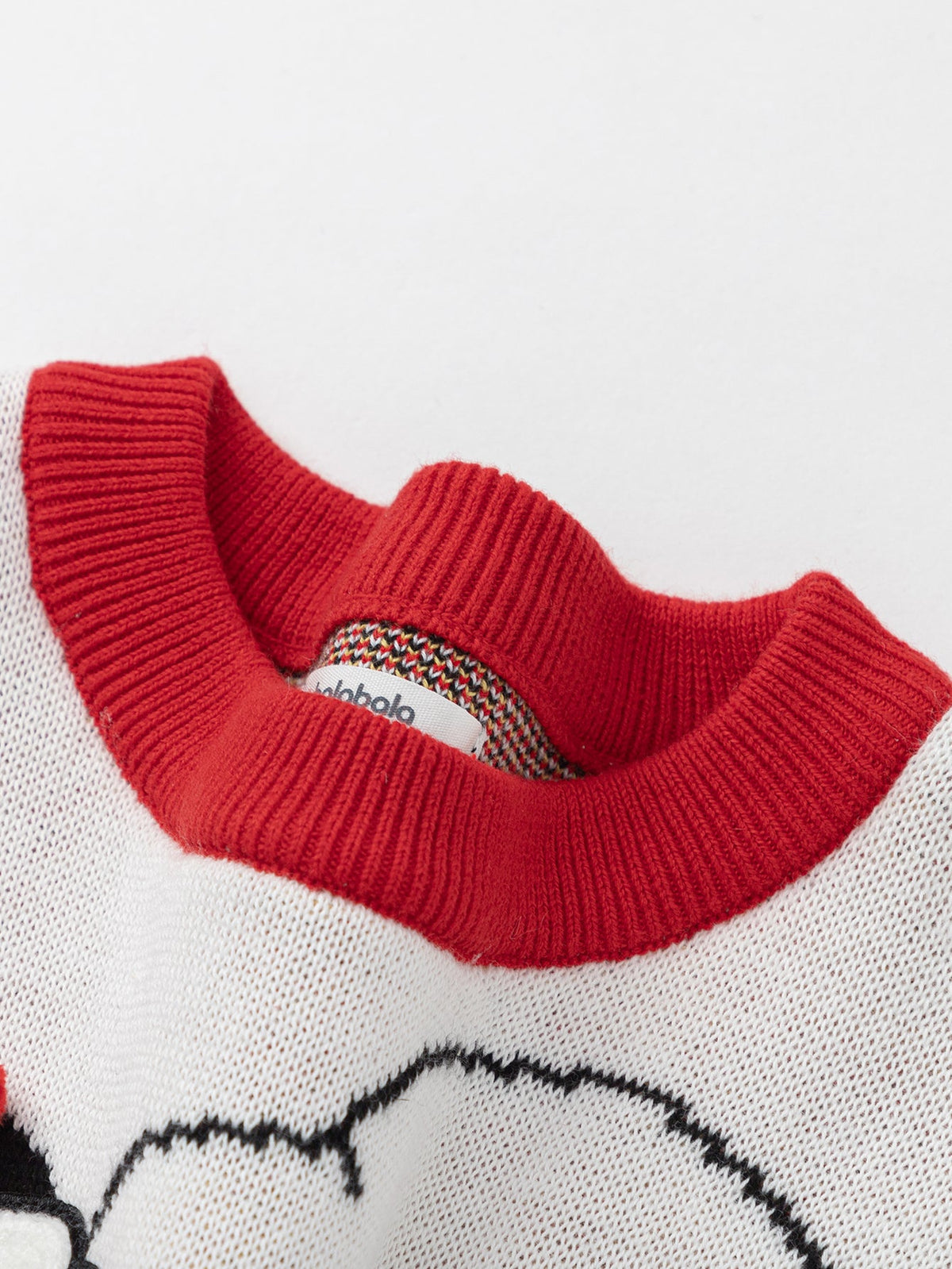 Balabala Children Sweater Boy Girl Autumn And Winter 2024 New Toddler Pullover Knitwear New Year's Outfit