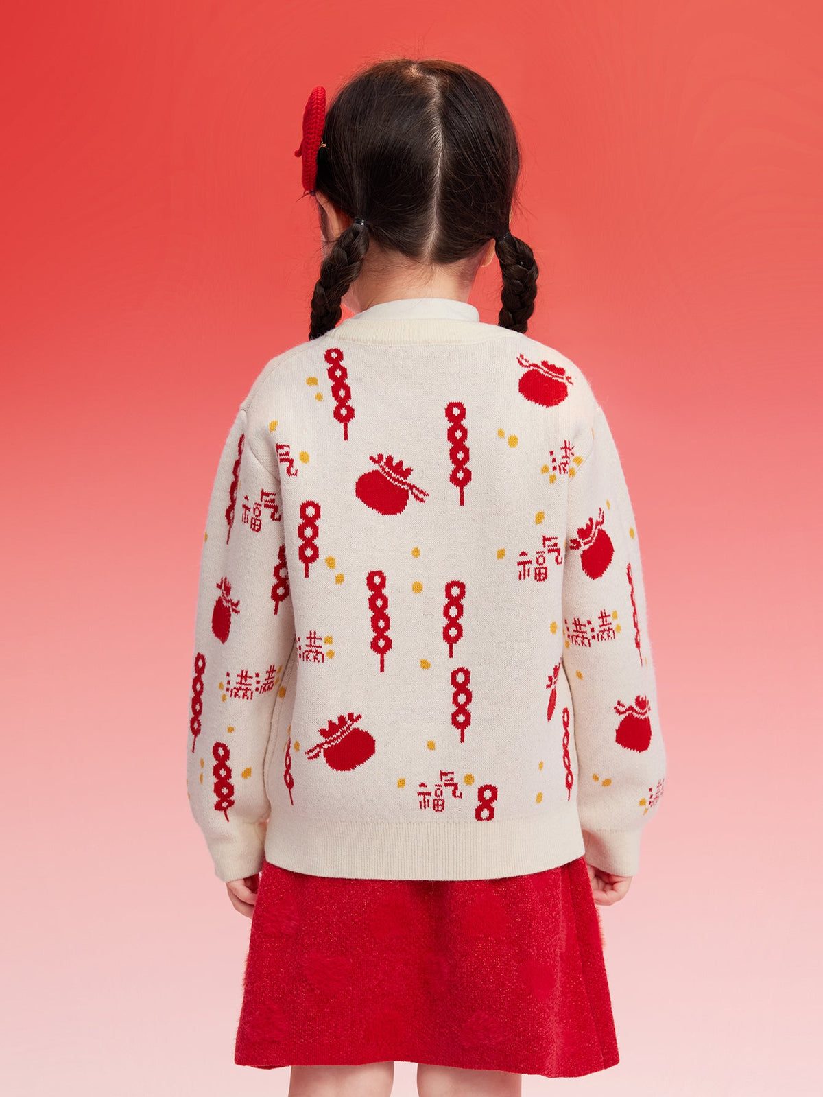 Balabala Children Sweater Turtleneck Sweater Autumn And Winter 2024 New Kid Loose Boy And Girl Knitwear