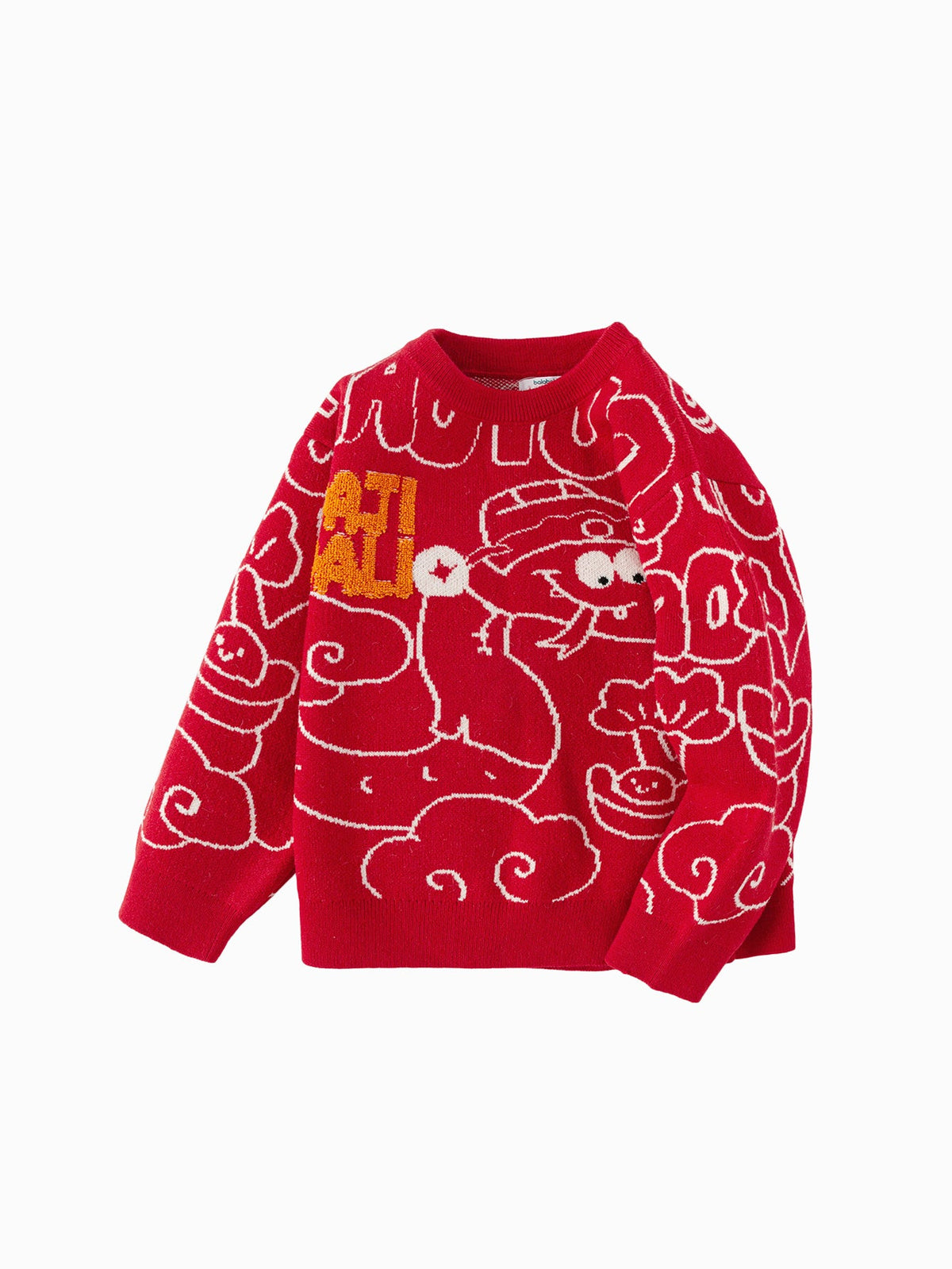 Balabala Children Sweater Turtleneck Sweater Autumn And Winter 2024 New Kid Loose Boy And Girl Knitwear