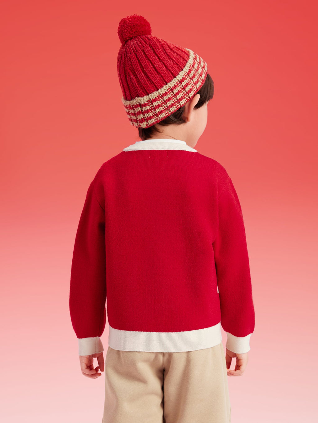 Balabala Children Sweater Turtleneck Sweater Autumn And Winter 2024 New Kid Loose Boy And Girl Knitwear