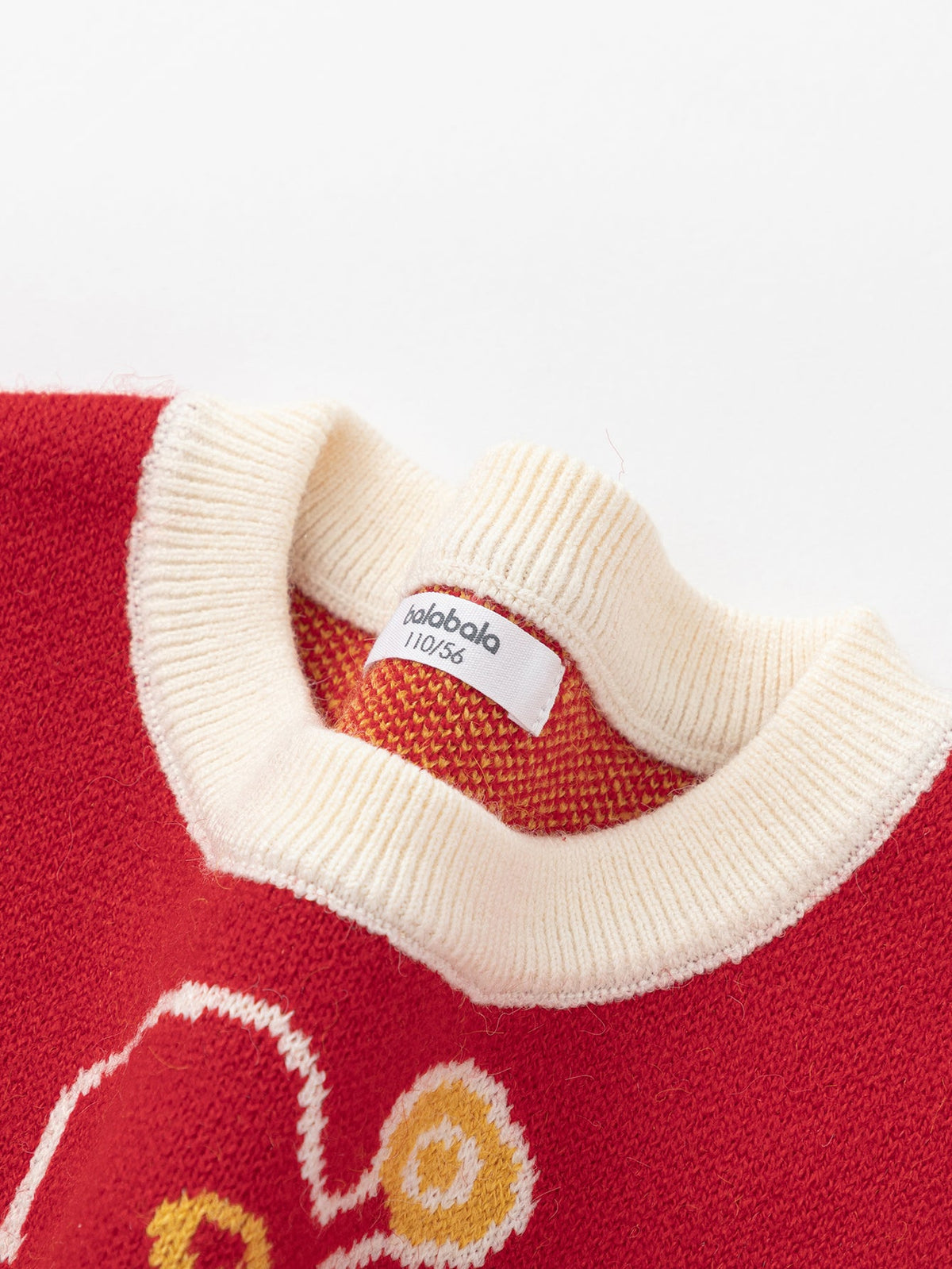 Balabala Children Sweater Turtleneck Sweater Autumn And Winter 2024 New Kid Loose Boy And Girl Knitwear