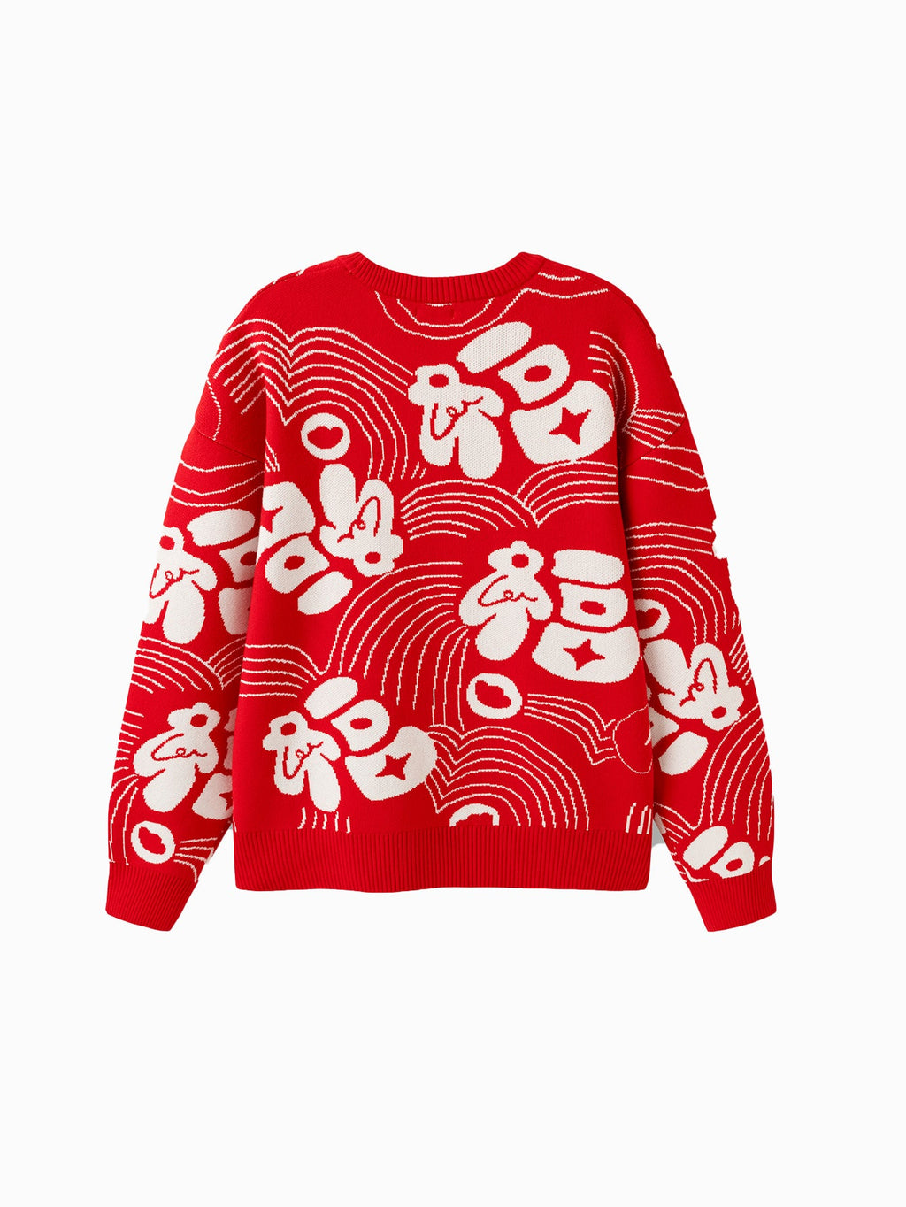 Balabala Children's Clothes Parent-Child Sweater Knitwear 2025 New Winter Clothes Kid Knitwear New Year Season China-chic