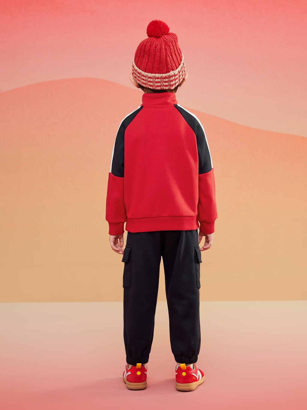 Balabala children's suit boy two-piece suit 2025 new spring fashion baby parent-child clothing