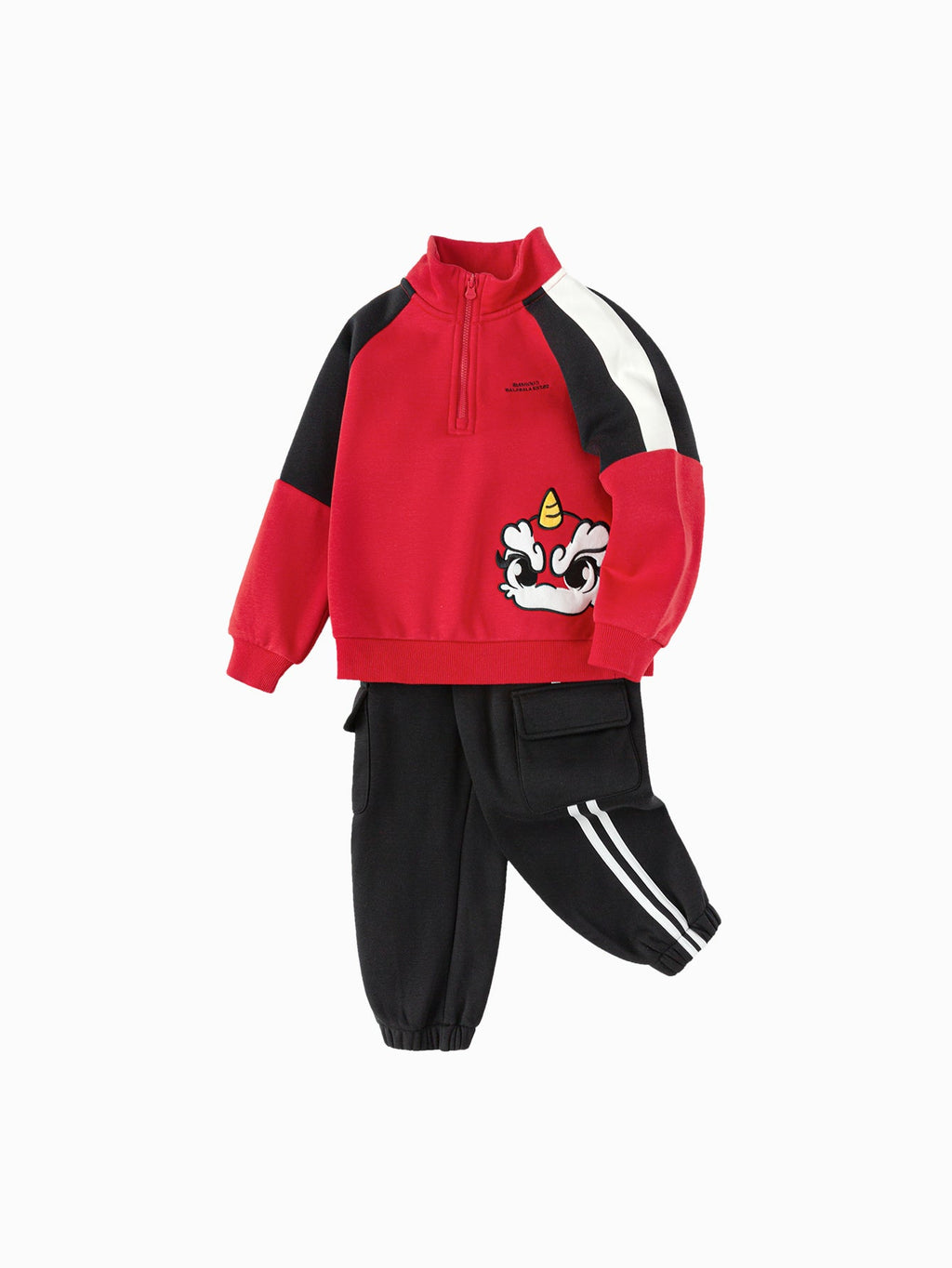 Balabala children's suit boy two-piece suit 2025 new spring fashion baby parent-child clothing