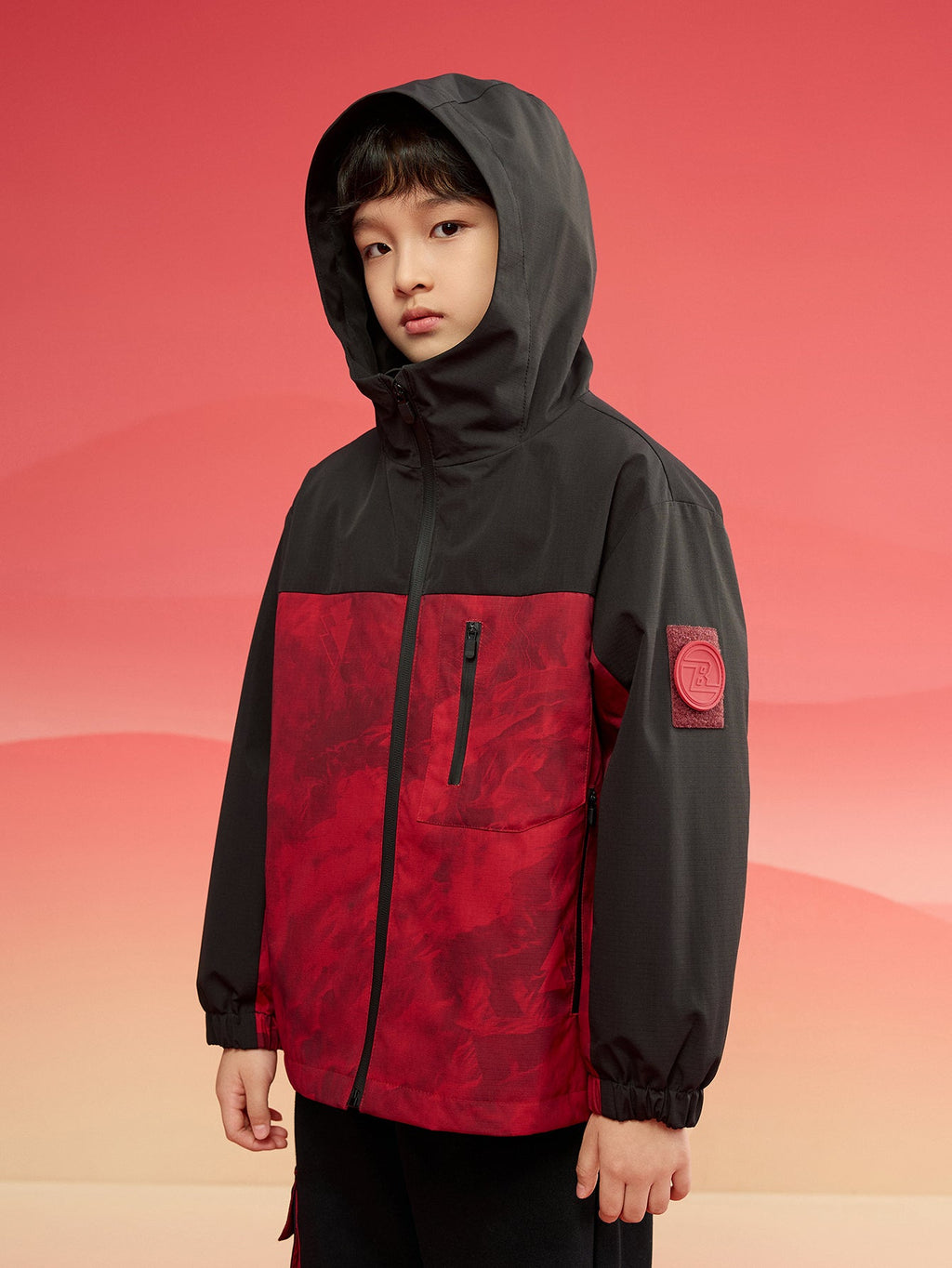 Balabala Children Clothes Boy Jacket 2025 New Winter Cotton Jacket Waterproof Twin-Set New Year's Outfit