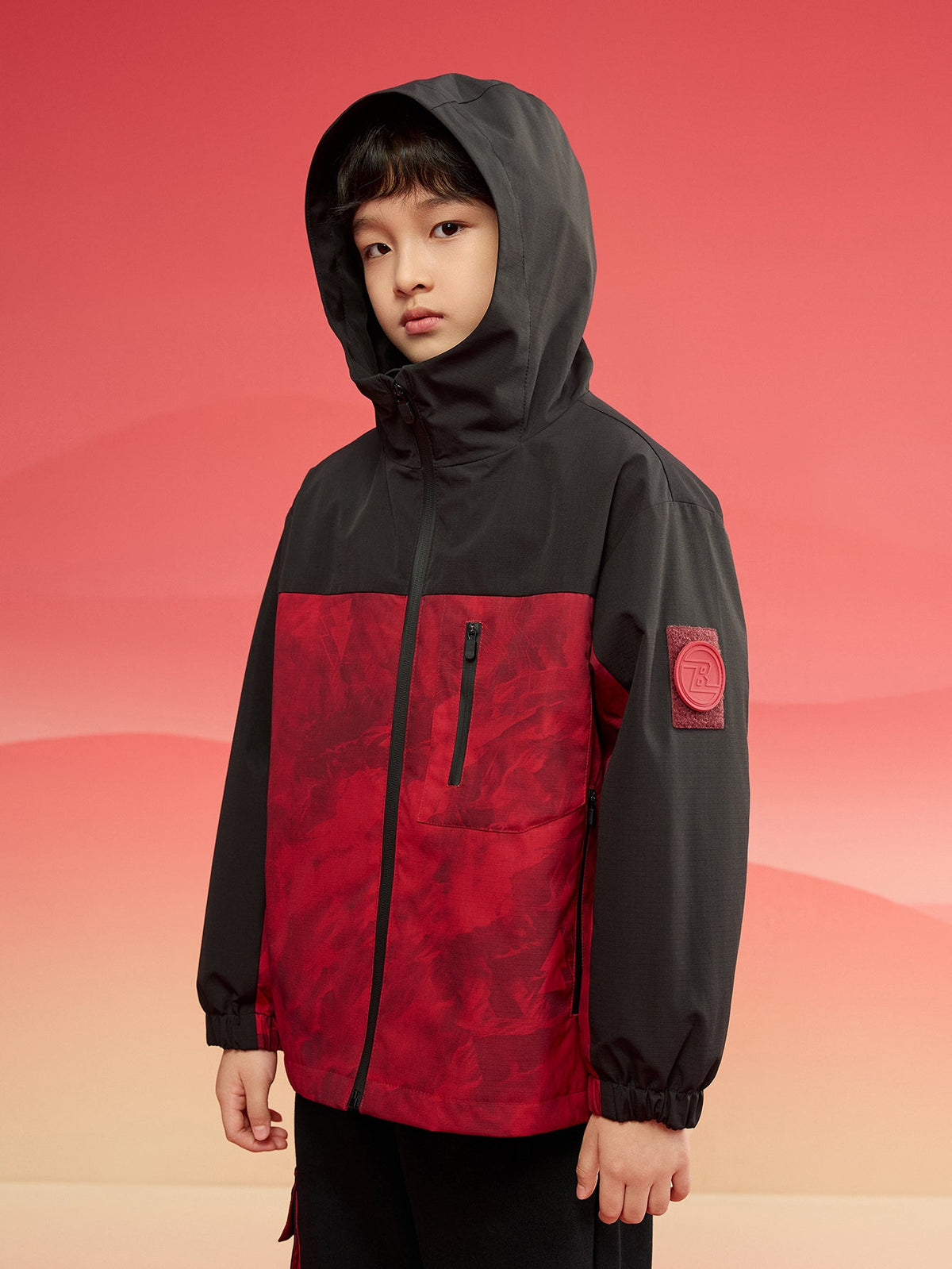 Balabala Children Clothes Boy Jacket 2025 New Winter Cotton Jacket Waterproof Twin-Set New Year's Outfit