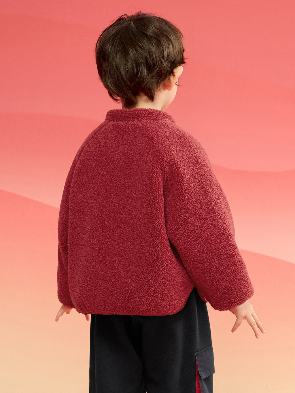 Balabala children's cotton clothing boys girls cotton jacket baby cotton clothing winter 2024