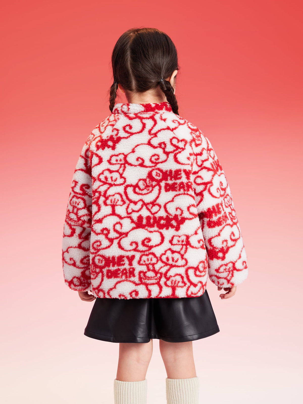 Balabala children's cotton clothing boys girls cotton jacket baby cotton clothing winter 2024