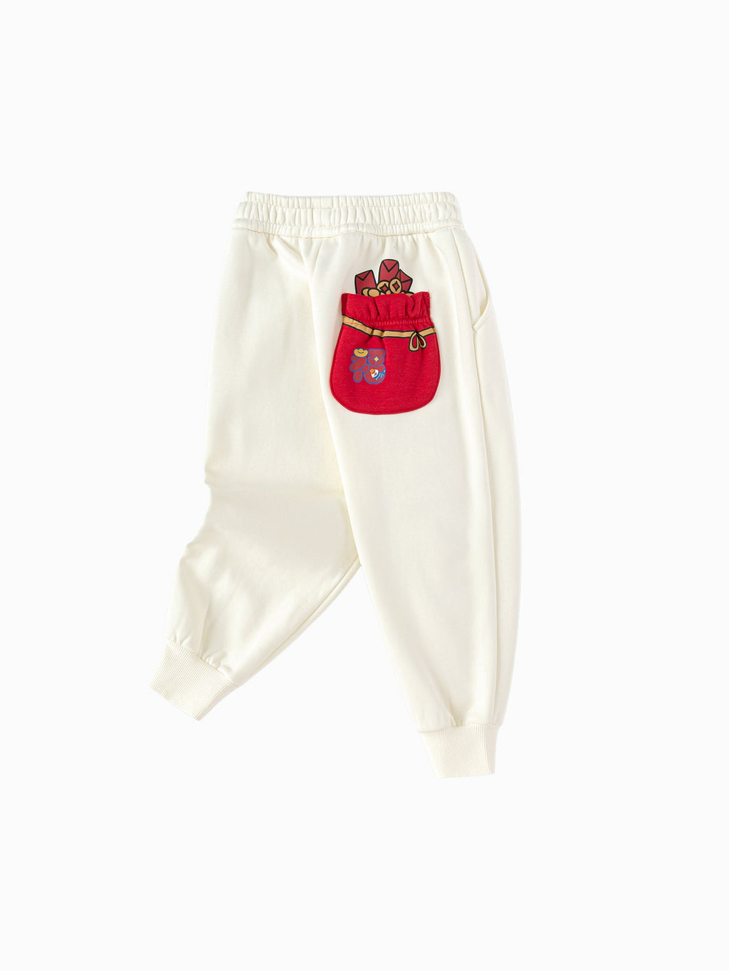 Balabala  children's clothing boys long girls baby pants fall and winter 2024 new loose trend