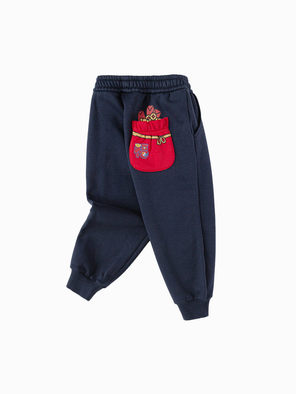 Balabala  children's clothing boys long girls baby pants fall and winter 2024 new loose trend