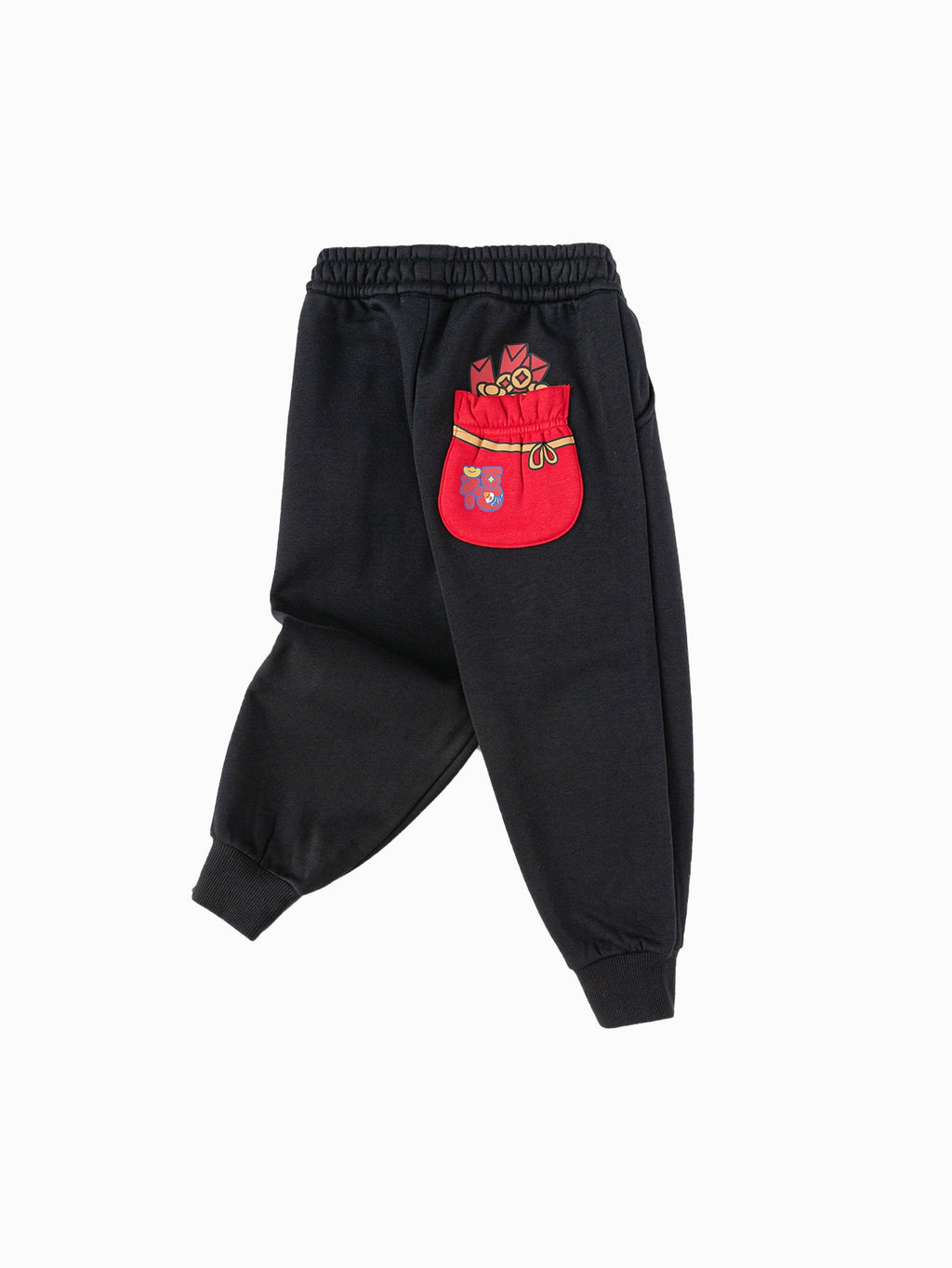 Balabala  children's clothing boys long girls baby pants fall and winter 2024 new loose trend