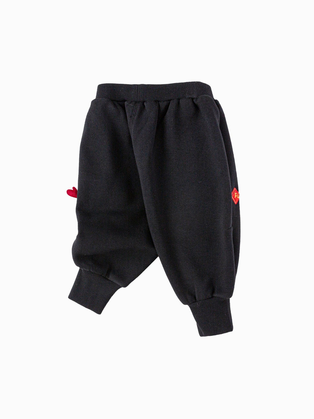 Balabala Children's Clothes Baby Trousers Boy Casual Pants Girl 2025 New Spring Clothes Baby Fleece Lined